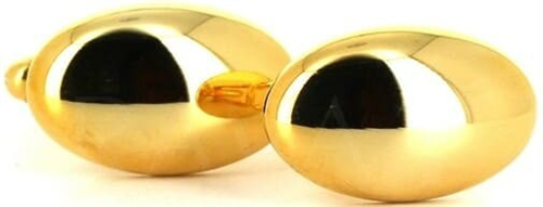 Oval Gold Cufflinks