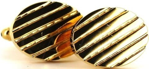 Oval Gold Cufflinks II