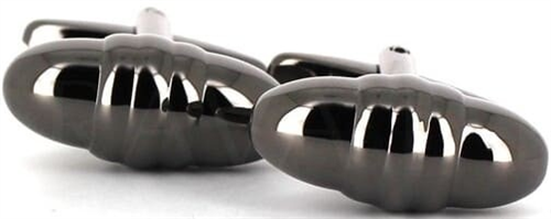 Black Oval Cufflinks I