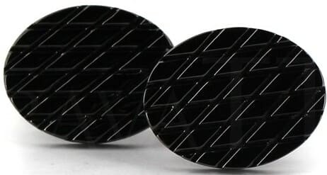 Black Oval Cufflinks II