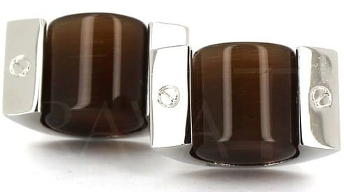 Brown Stone Cufflinks