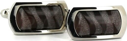 Silver Stone Cufflinks