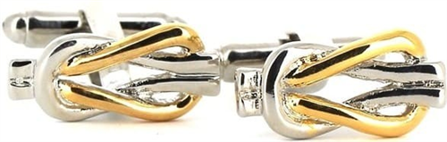 Silver and Gold Cufflinks
