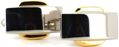 Silver and Gold Cufflinks I