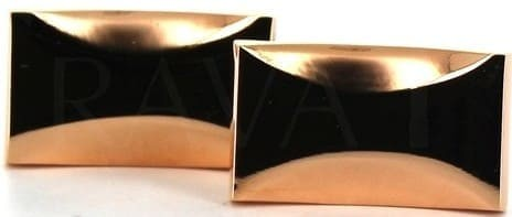 Copper Rectangular Cufflinks