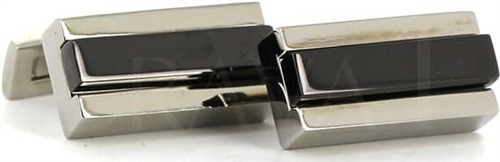 Rectangular Cufflinks with Stones VI