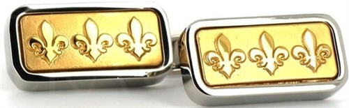 Golden Rectangular Cufflinks II