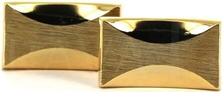 Gold Rectangular Cufflinks IV