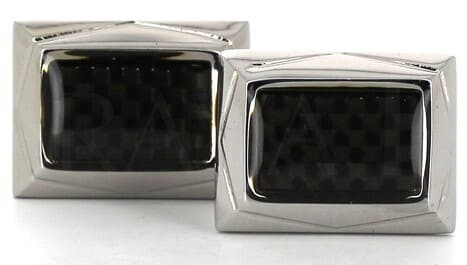 Black Rectangular Cufflinks VIII