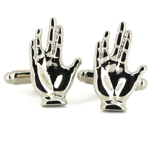 Star Trek Cufflinks - Spock Hand