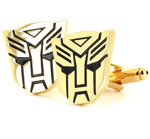 Gold Autobot Transformers Cufflinks