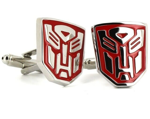 Red Autobot Transformer Cufflinks
