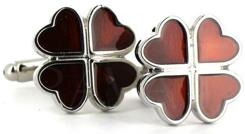 Brown Clover Cufflinks