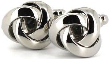 Smooth Triple Knot Cufflinks