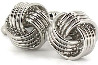 Striped Triple Knot Cufflinks