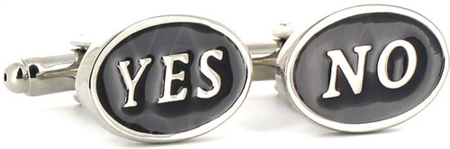 YES/NO Cufflinks