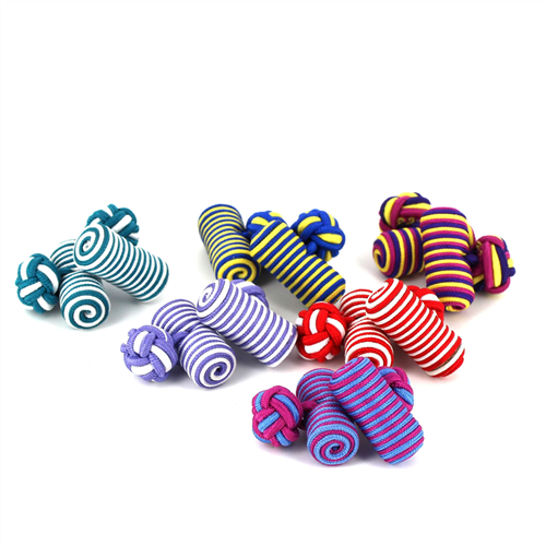 Set of 6 Assorted Barrel Cufflinks