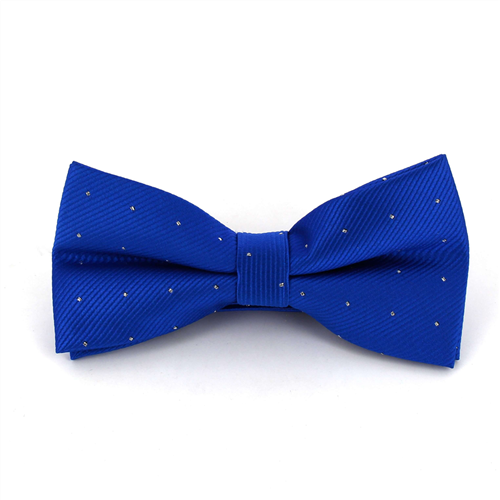Blue Bow Tie with Shimmering Dots