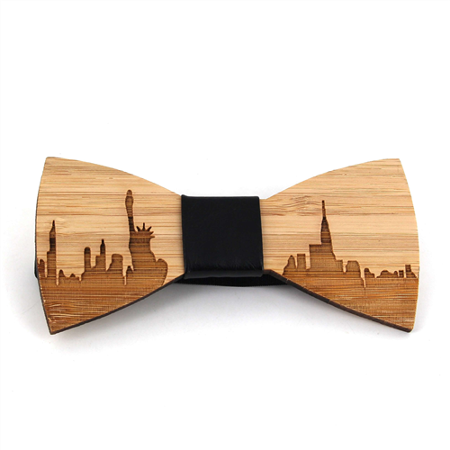 Bamboo Skyline New York Bow Tie