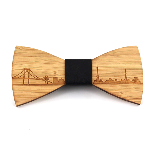 Bamboo Skyline Tokyo Bow Tie