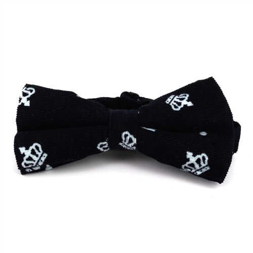 Black Crown Bow Tie