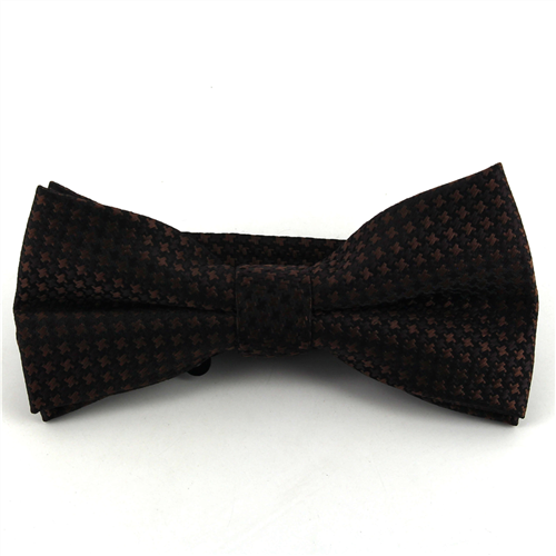 Brown Crosses Bow Tie