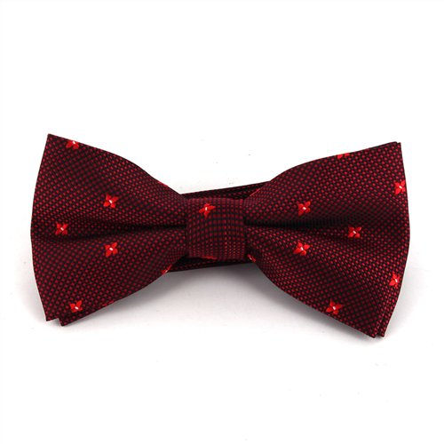 Red Cross and Dot Bow Tie