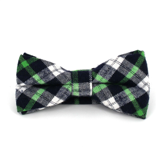 Tartan Green and Blue Bow Tie