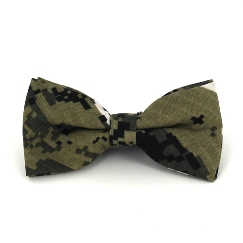 Camouflage Print Bow Tie