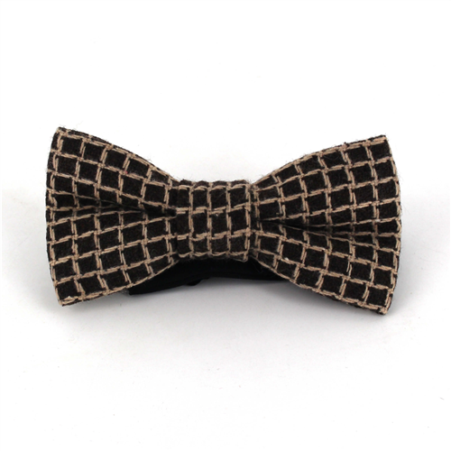 Casillas Brown Wool Bow Tie