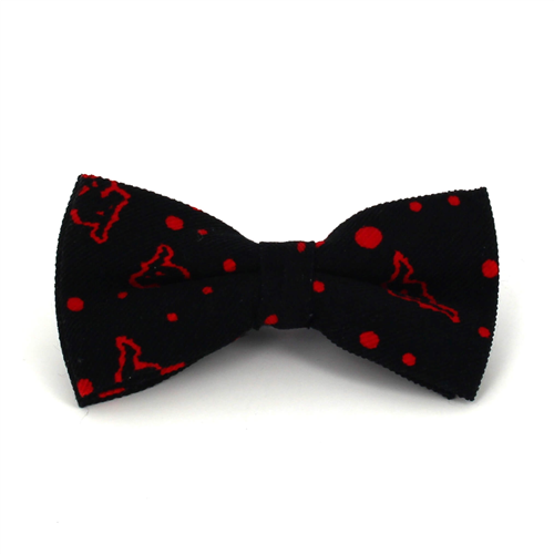 Wool Bow Tie with Women's Print
