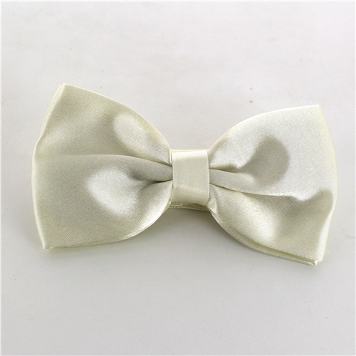 Pearl Satin Solid Bow Tie
