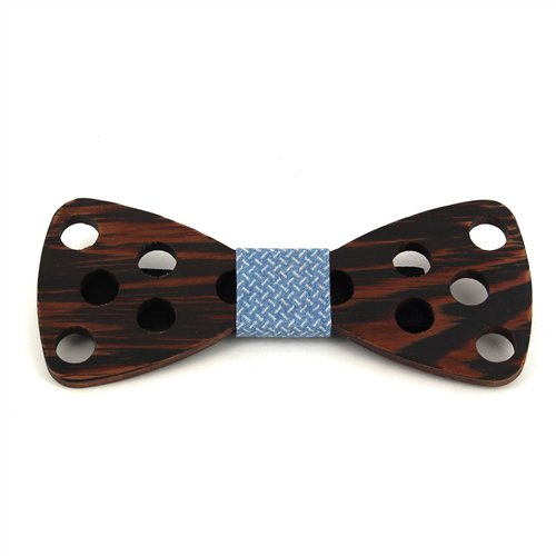 Large Hole Wooden Bow Tie