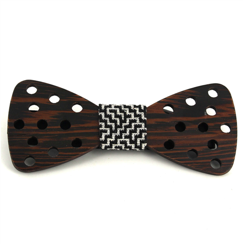 Small Dots Wooden Bow Tie