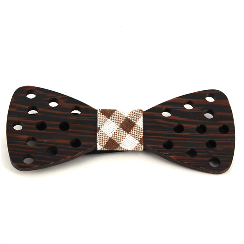 Small Dots Wooden Bow Tie
