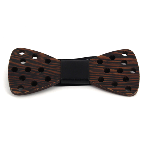 Small Dots Wooden Bow Tie