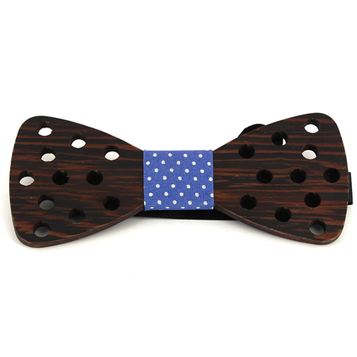Small Dots Wooden Bow Tie