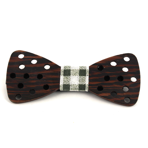 Small Dots Wooden Bow Tie