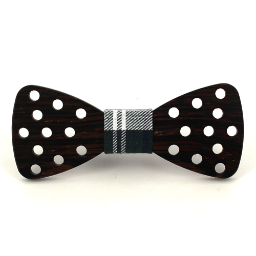 Small Dots Wooden Bow Tie