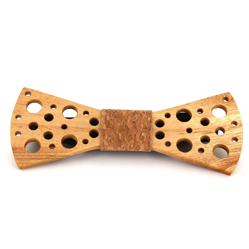 Small Dots Wooden Bow Tie