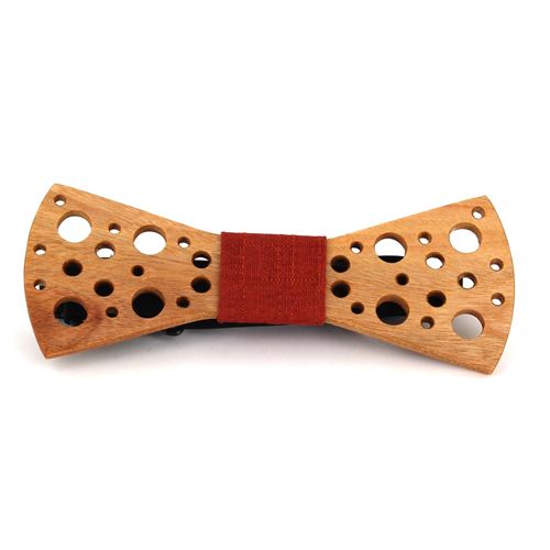 Small Dots Wooden Bow Tie