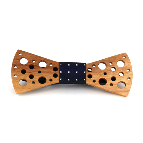Small Dots Wooden Bow Tie