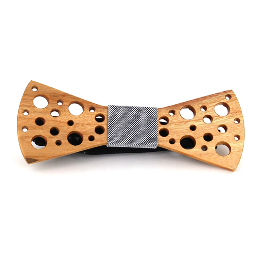 Small Dots Wooden Bow Tie