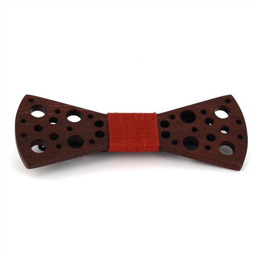 Small Dots Wooden Bow Tie
