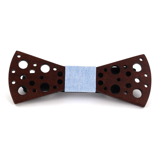 Small Dots Wooden Bow Tie