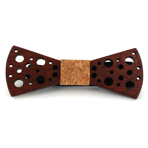 Small Dots Wooden Bow Tie