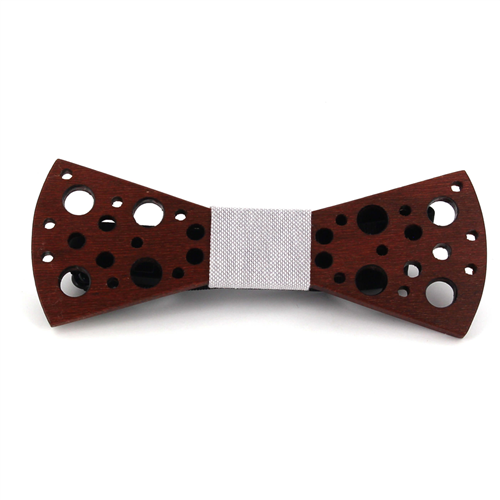 Small Dots Wooden Bow Tie