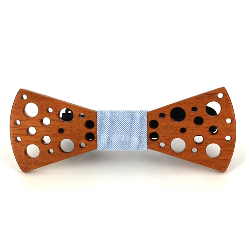 Small Dots Wooden Bow Tie