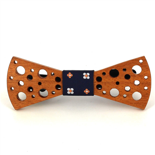 Small Dots Wooden Bow Tie