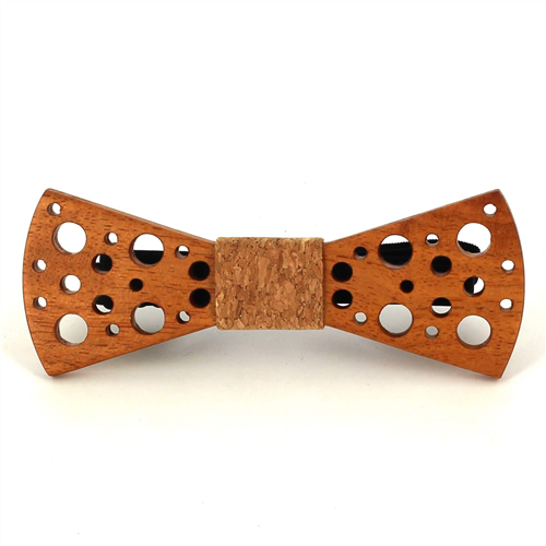 Small Dots Wooden Bow Tie